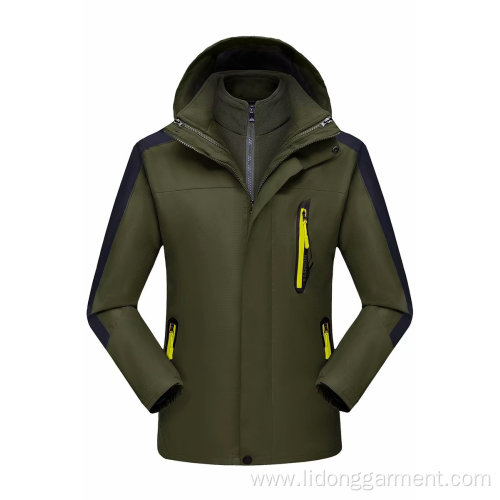 Wholesale Winter Plus Size Men Long Outdoor Jacket